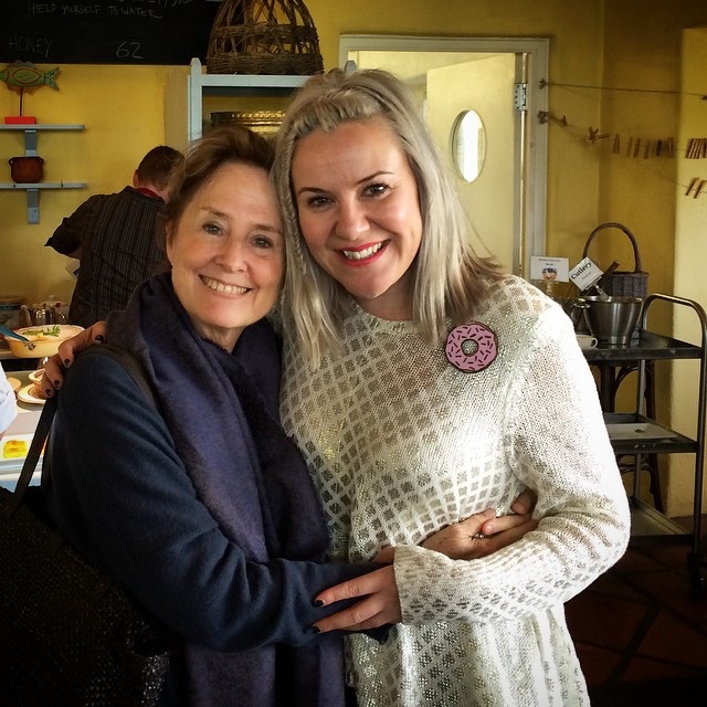 Alice Waters and Rebecca Sullivan